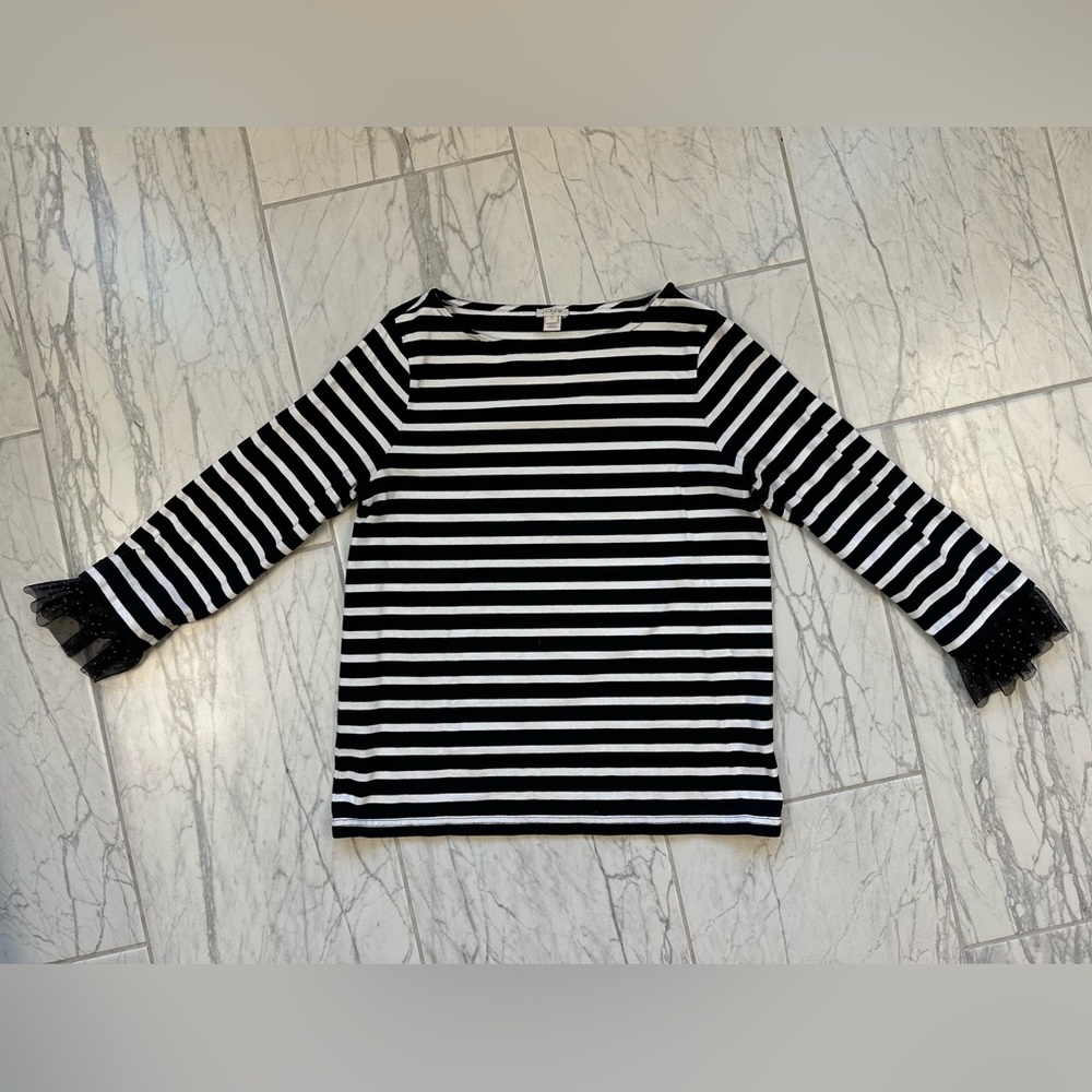 J crew striped shirt